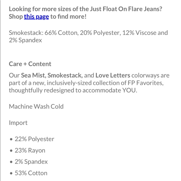 free people just float on flare jeans - Picture 7 of 8